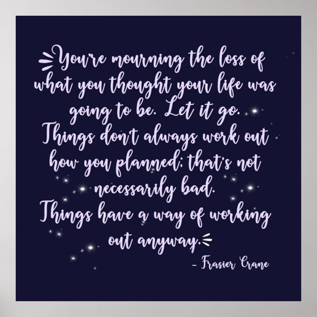 frasier crane quote poster (Front)