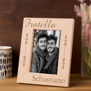 Fratello - Italian Sister - Personalized Etched Frames