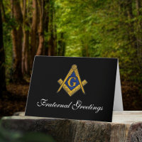 Fraternal Greetings Freemason Masonic Birthday