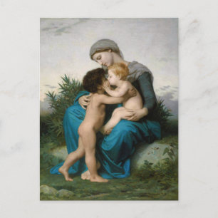 Fraternal Love by William-Adolphe Bouguereau Postcard