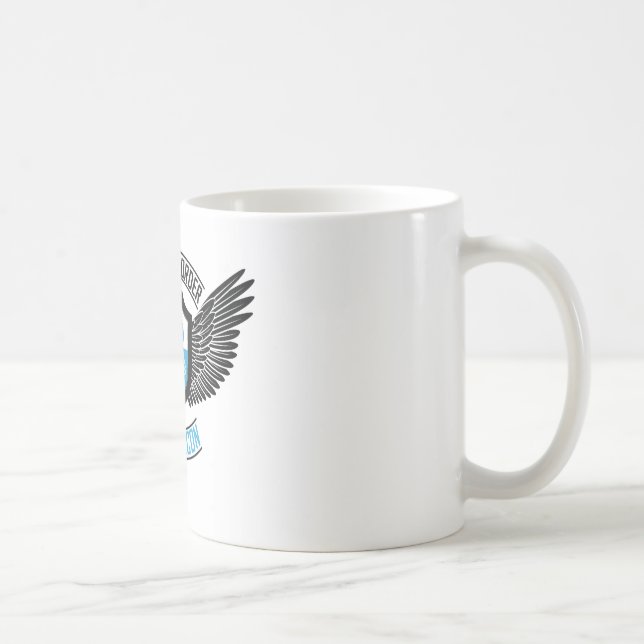 Fraternal Order of The Blue Falcon, Blue Falcon Coffee Mug (Right)