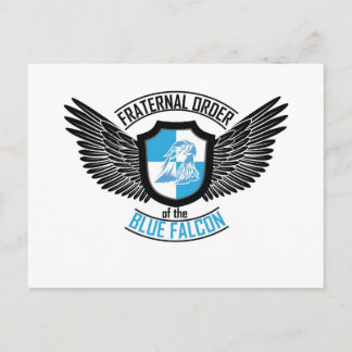 Fraternal Order of The Blue Falcon, Blue Falcon Postcard