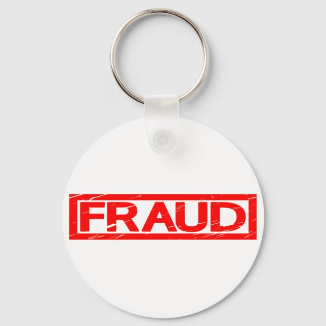 Fraud Stamp Key Ring (Front)