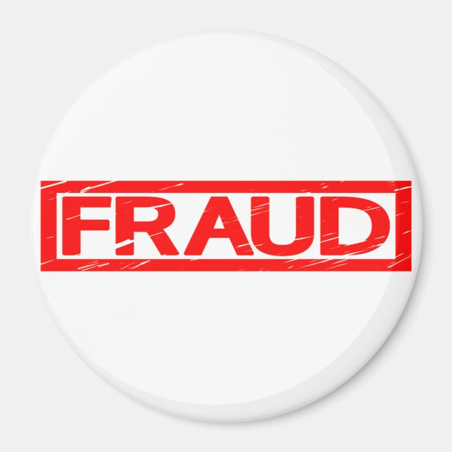 Fraud Stamp Magnet (Front)