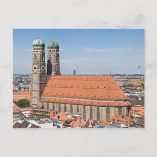 Frauenkirche Munich from Peterskirche Postcard