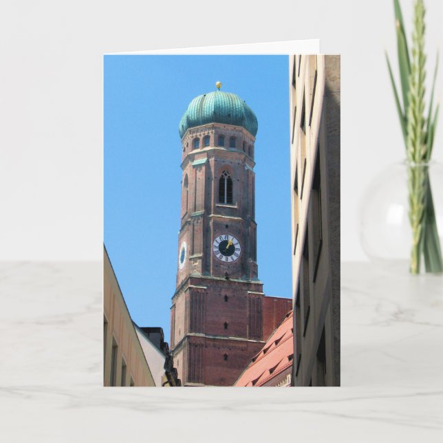 Frauenkirche - Munich, Germany Greeting Card (Front)