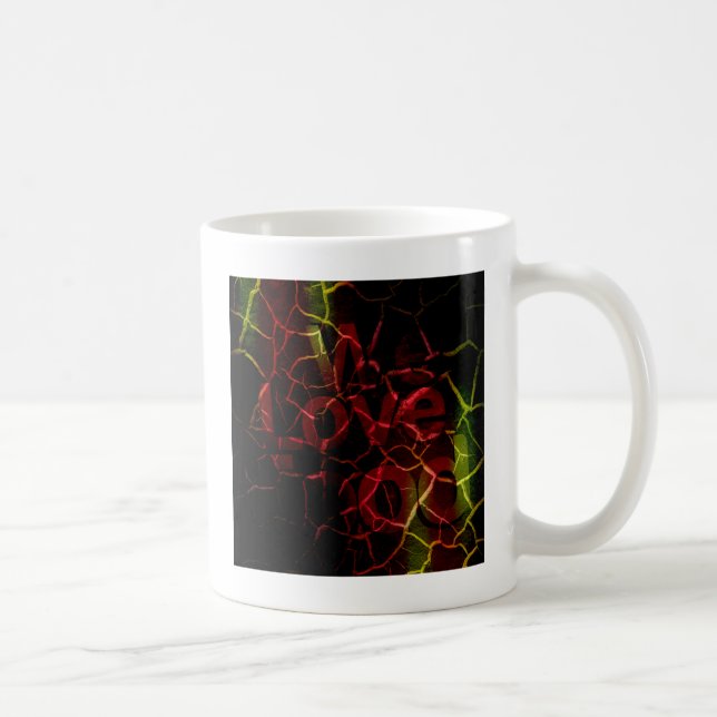 Frayed Edges, Strong Heart: Unbreakable Love  Coffee Mug (Right)