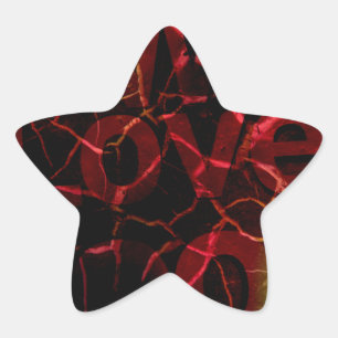 Frayed Edges, Strong Heart: Unbreakable Love  Star Sticker