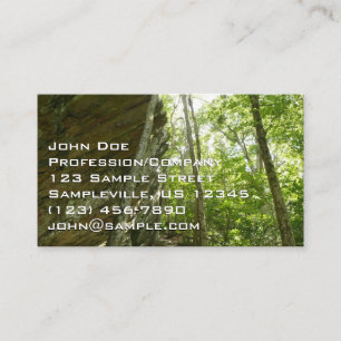 Frazier Rock Wall in Shenandoah National Park Business Card