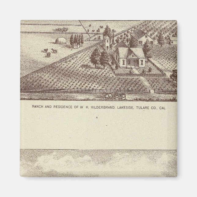 Frazier Valley, Lakeside ranches Magnet (Front)