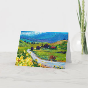 Frazier Valley Springtime 5 x 7 Greeting Card