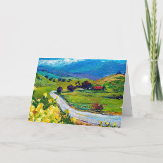 Frazier Valley Springtime 5 x 7 Greeting Card