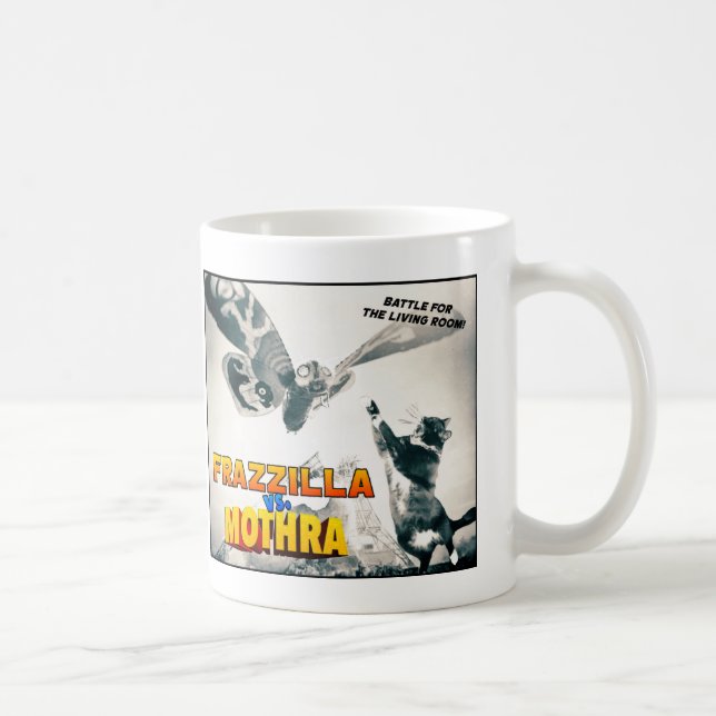 Frazzilla vs Moth Mug (Right)