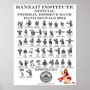 FRB Hand Signals for the Superdole Poster