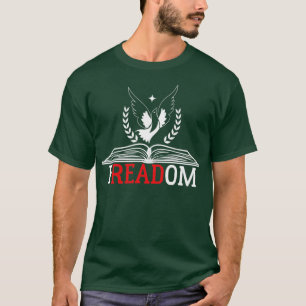 Freadom banned books week bookworm and bookaholic T-Shirt