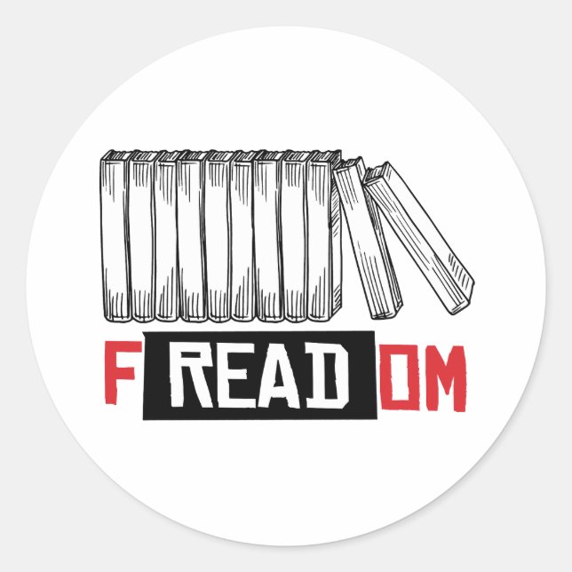 FREADOM CLASSIC ROUND STICKER (Front)