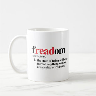freadom definition coffee mug