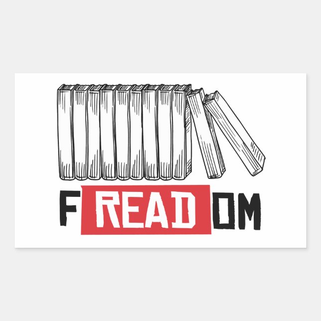 FREADOM RECTANGULAR STICKER (Front)