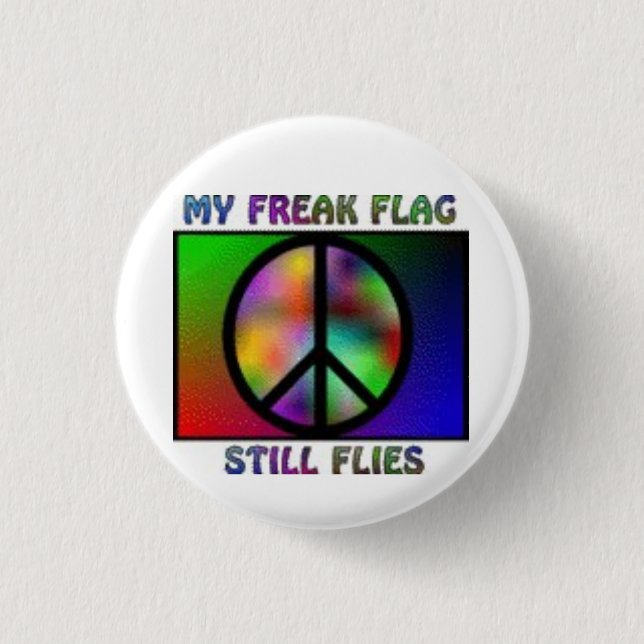 Freak Flag 3 Cm Round Badge (Front)