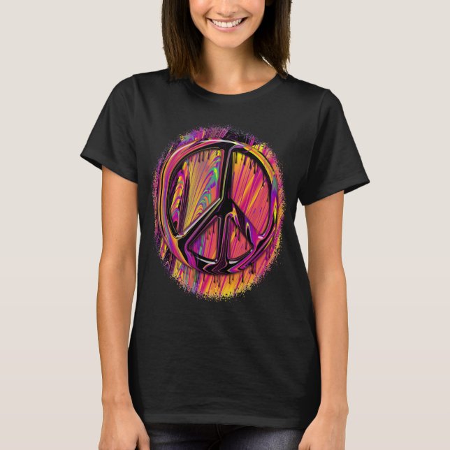 Freak Flag Psychedelic Hippy Couture T-Shirt (Front)