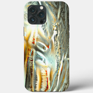 Freak grey texture burning parts to digital cutout iPhone 13 pro max case