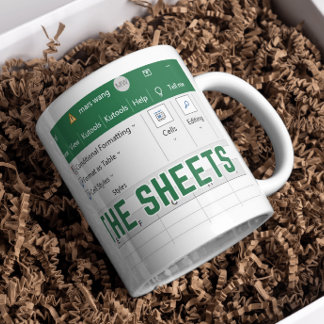 Freak In The Sheets Mug, Excel Coffee Mug