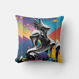Freak Matching - Ken Gauge Surreal Art Cushion