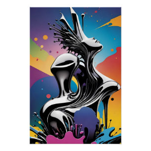 Freak Matching - Ken Gauge Surreal Art Poster