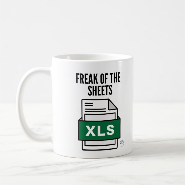 Freak of the Sheets Coffee Mug (Left)