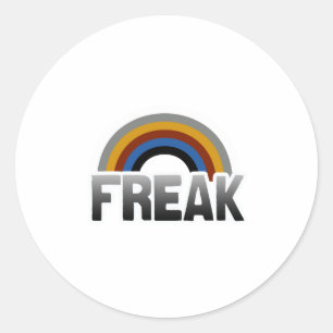 Freak Pride Classic Round Sticker