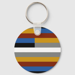 Freak Pride Flag Key Ring