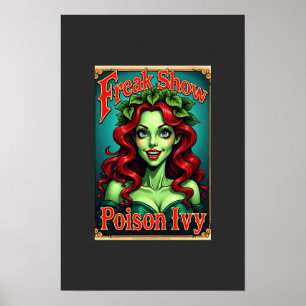 Freak Show Collection Poison Ivy Art Graphic   Poster
