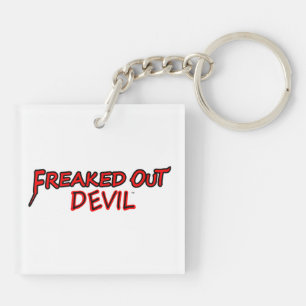 Freaked-Out Devil Key Ring