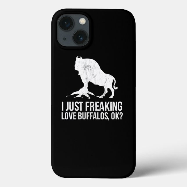 Freaking Love Buffaloes Buffalo Costume Love Bison Case-Mate iPhone Case (Back)