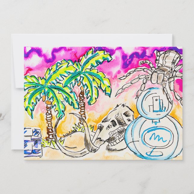 Freaky Art Holiday Card (Front)