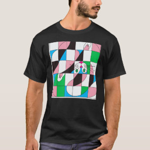 Freaky cat meme meow kitty cute kitten optical ill T-Shirt