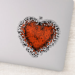 Freaky heart v2 sticker