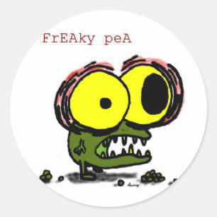 Freaky Pea Stickers