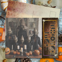 Freaky Vintage Halloween Masked Figures