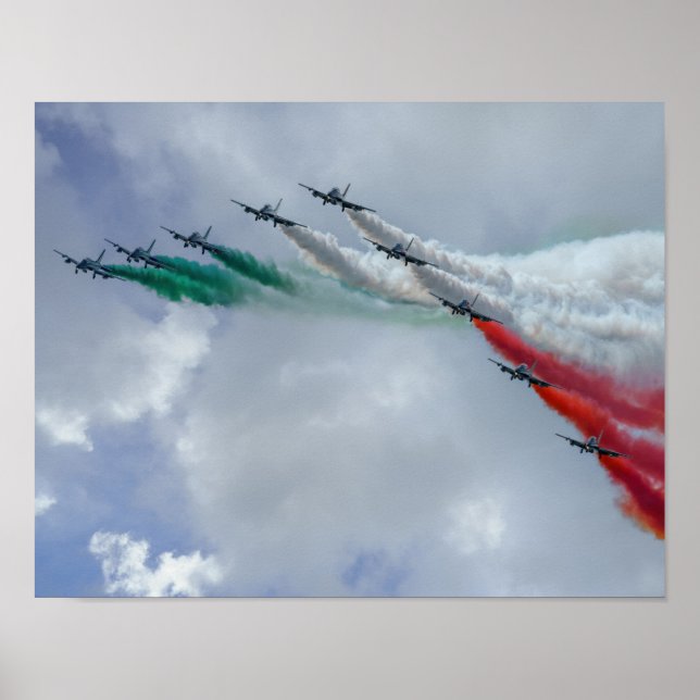 Frecce Tricolori Canvas Print (Front)
