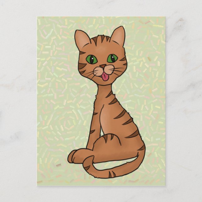 freche Katze Postcard (Front)