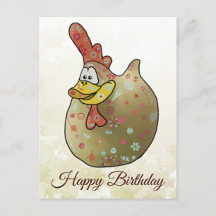 Freches Huhn Postcard