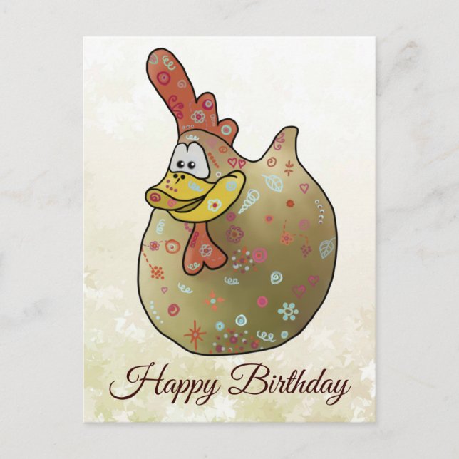 Freches Huhn  Postcard (Front)