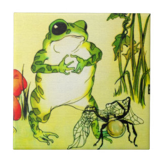 Freckle Frog Ceramic Tile