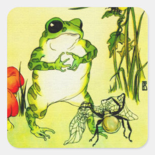 Freckle Frog Square Sticker