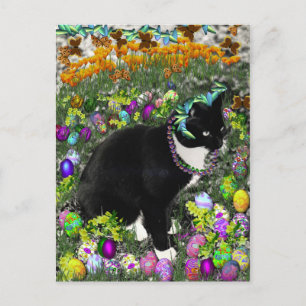 Freckles in the Hunt for Easter Eggs Holiday Postcard