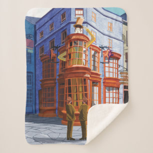 Fred and George at Weasley's Wizard Wheezes Sherpa Blanket