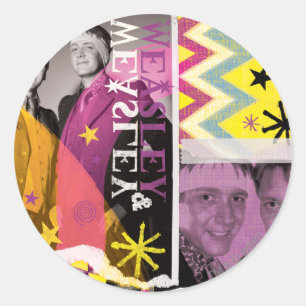 Fred and George Weasley Classic Round Sticker