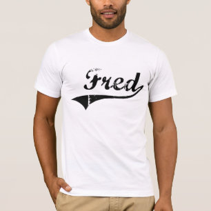Fred Classic Style Name T-Shirt
