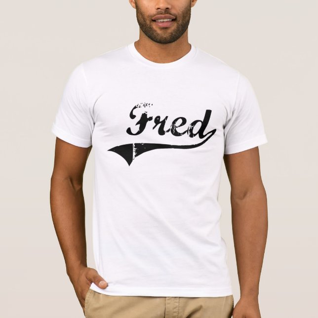 Fred Classic Style Name T-Shirt (Front)